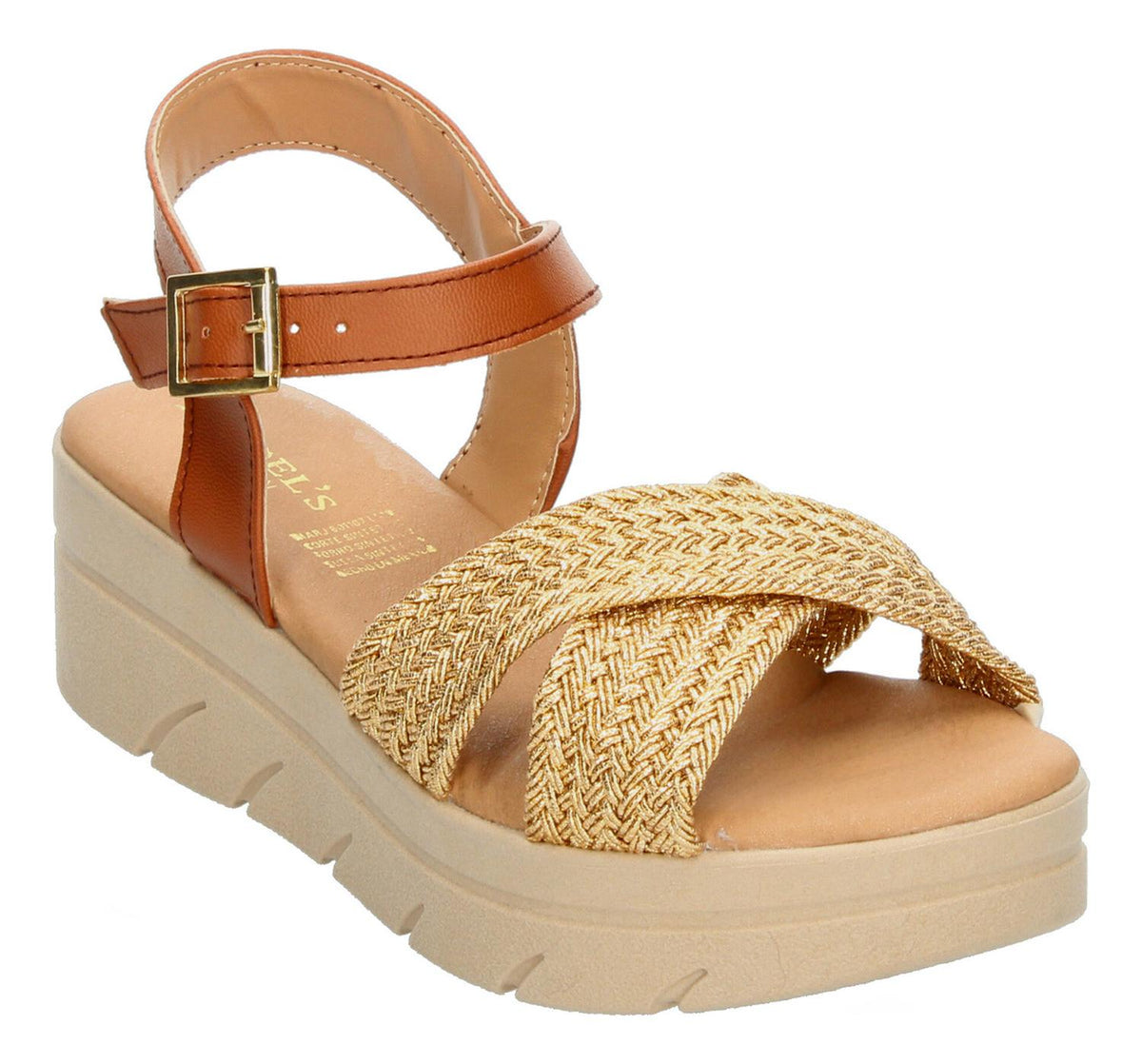 Sandalias Model´s Dorado Para Mujer [mds9], foto 4 de 10