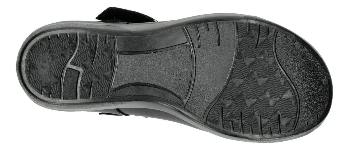 Zapato Yuyin Escolar Negro Con Velcro Para Niña T18-22, foto 9 de 10