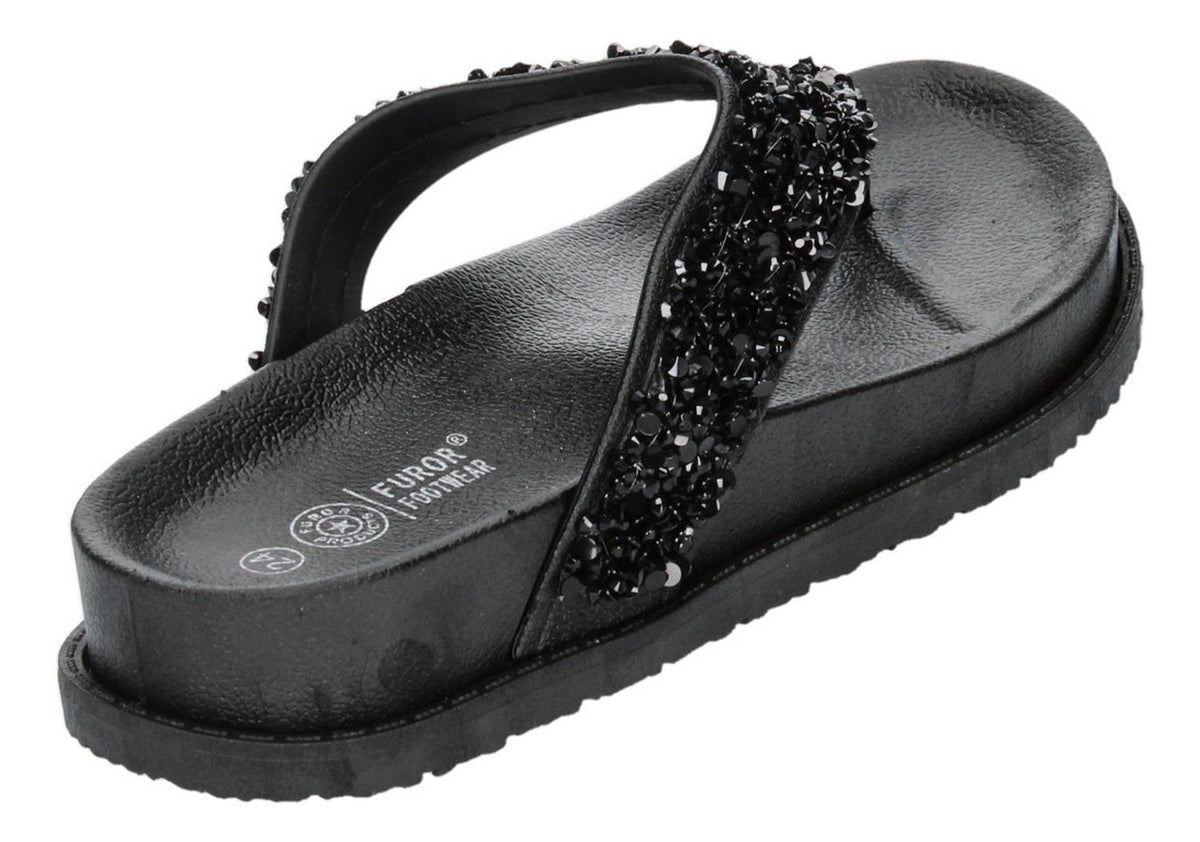 Sandalias Furor Para Mujer 18460 Negro [fur24], foto 5 de 10