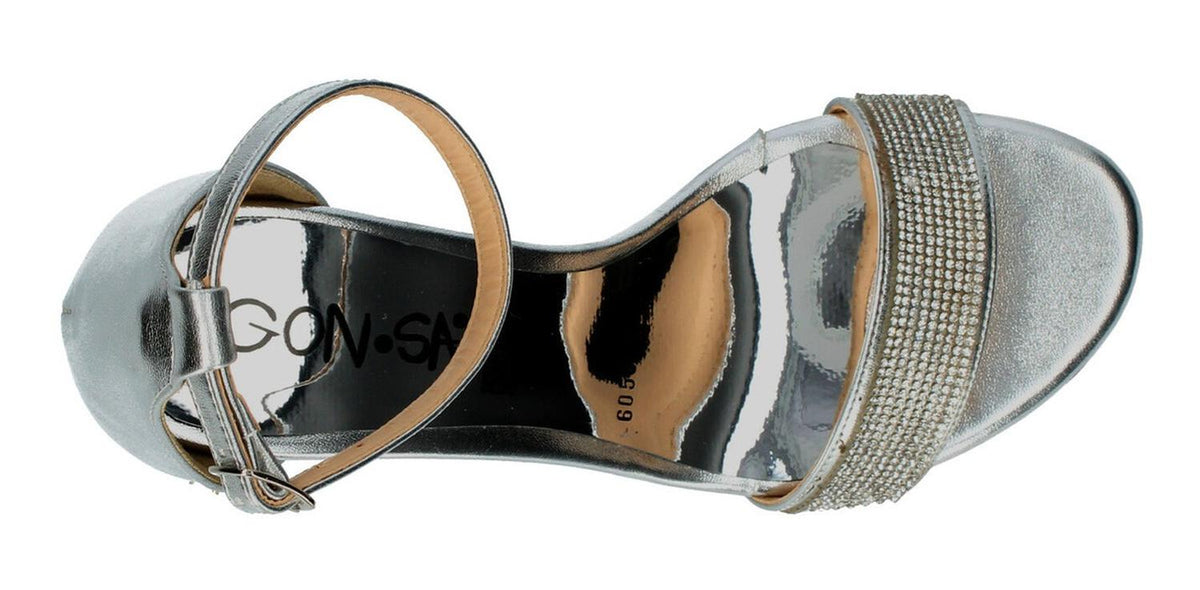 Sandalias Gonsa Para Mujer 6050 Plateado [gns120], foto 5 de 6