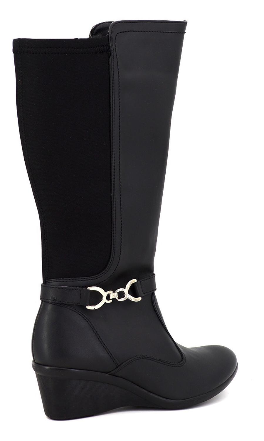 Bota Yuyin Para Mujer 98192 Negro [yuy203], foto 4 de 6