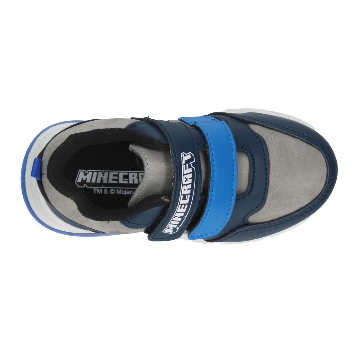 Tenis Minecraft Niño Azul Casual Cintas Adhesivas Infantil T18-22, foto 8 de 10