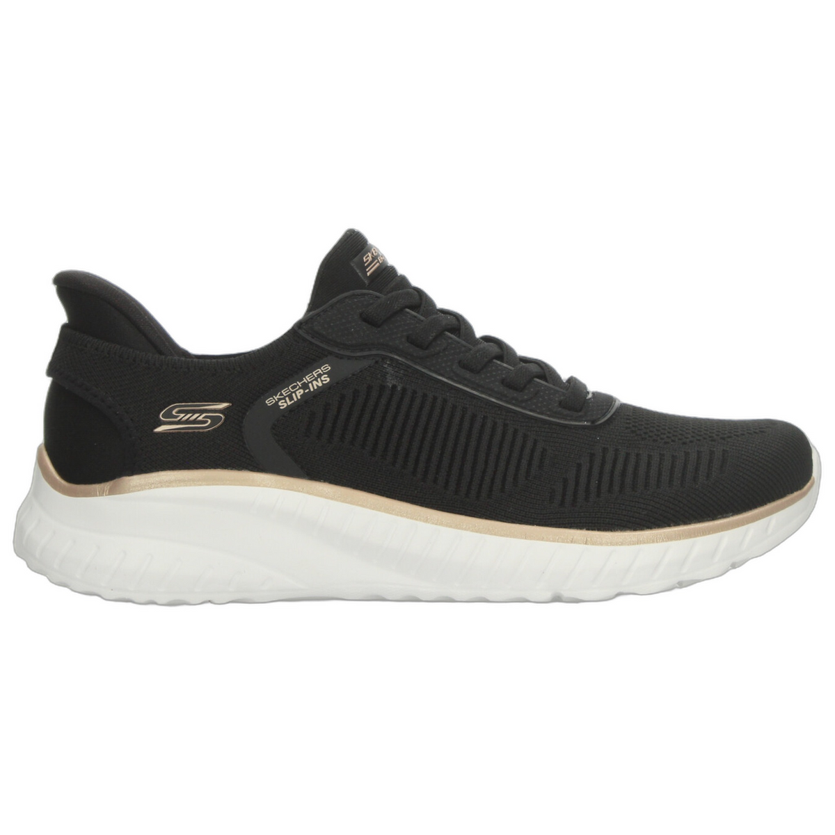 Tenis Skechers Bobs Slip-Ins Dama Negro Deportivo Mujer, foto 1 de 10