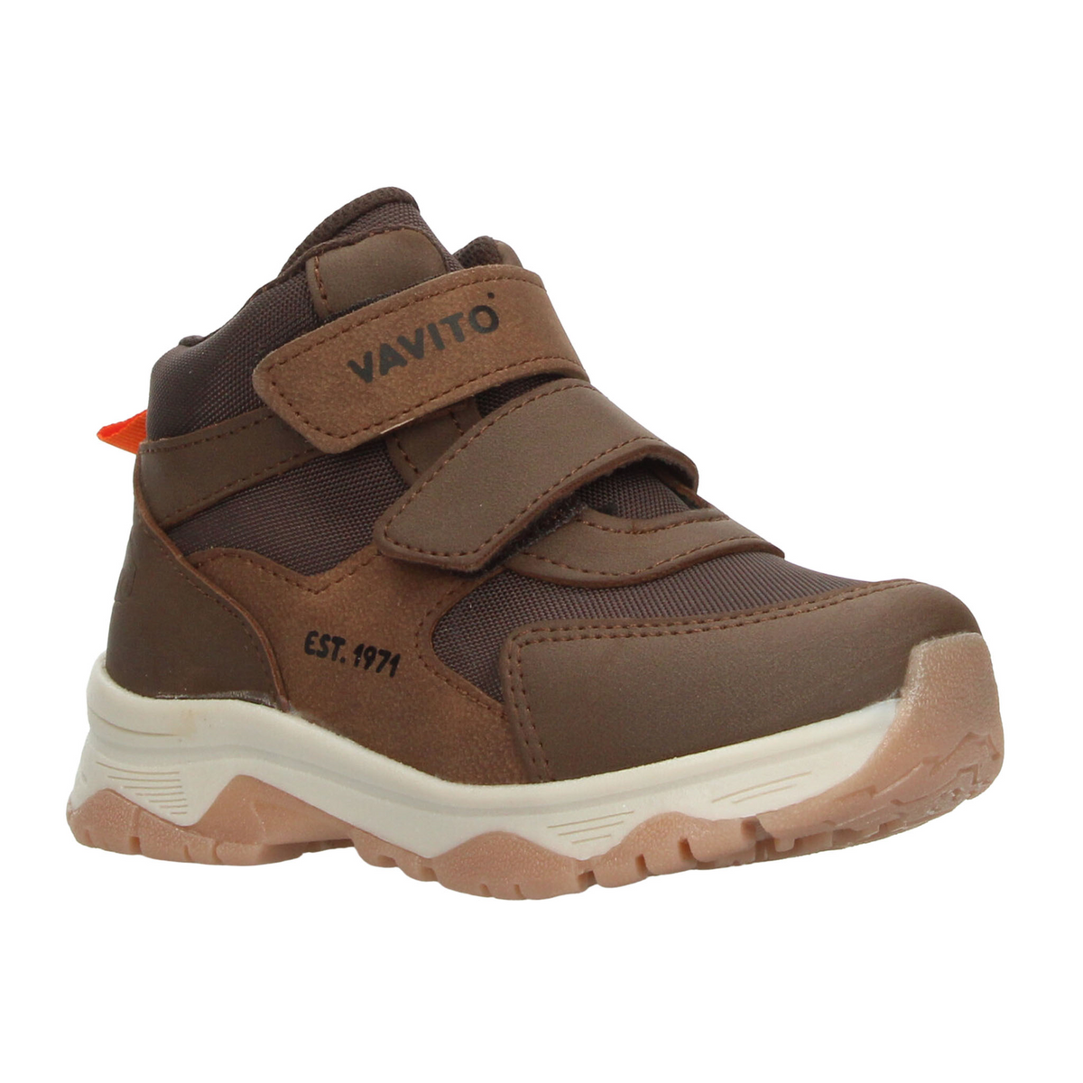 Bota Vavito Niño Café Casual Cintas Adhesivas Infantil T18-22, foto 2 de 10
