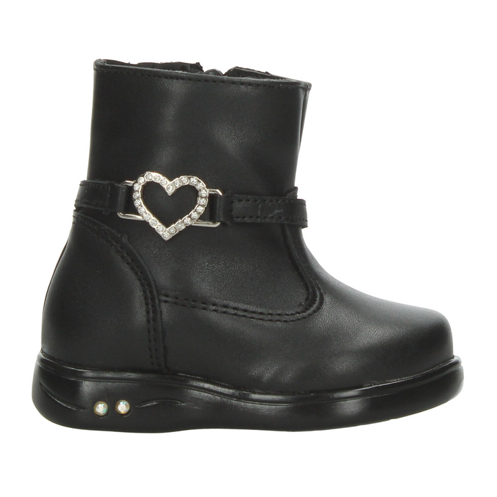 Bota Yuyin Niña Negro Casual Cierre Infantil T12-15