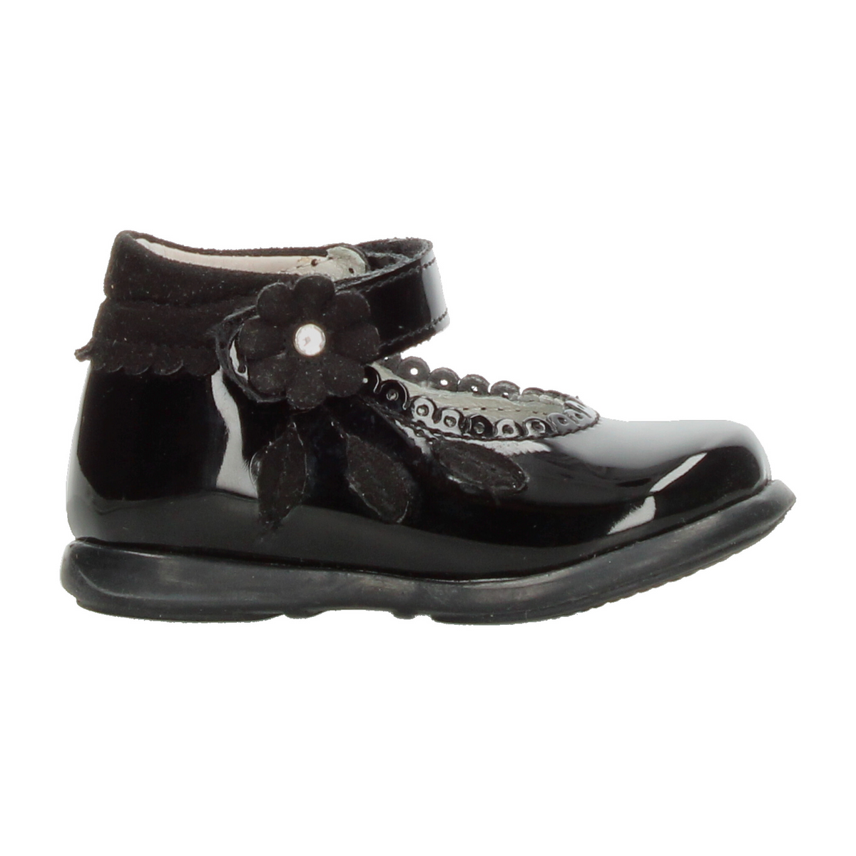 Zapato Coqueta Niña Bebé Negro Infantil T10-13, foto 10 de 10