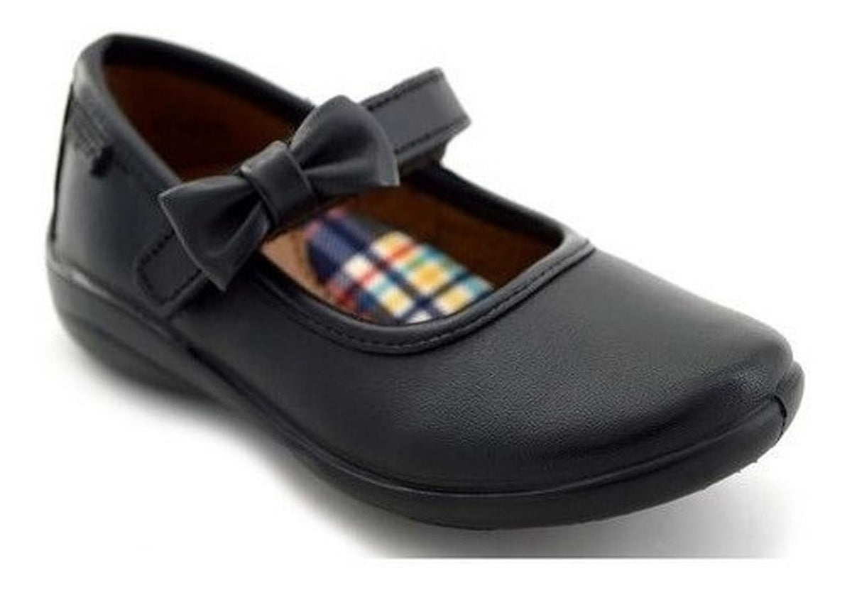 Zapato Escolar Coqueta Para Niña 170805-a Negro [cta679], foto 2 de 6