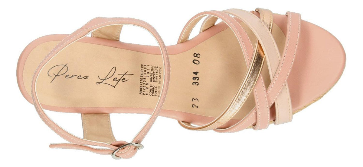 Sandalias Perez Lete Rosa Para Mujer [plt314], foto 8 de 10