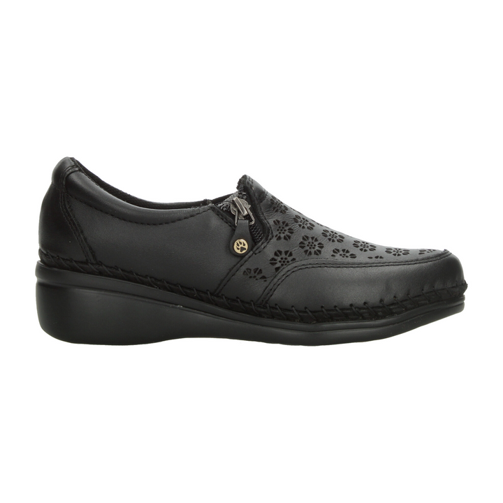Zapato Lobo Solo Dama Negro Confort Para Mujer