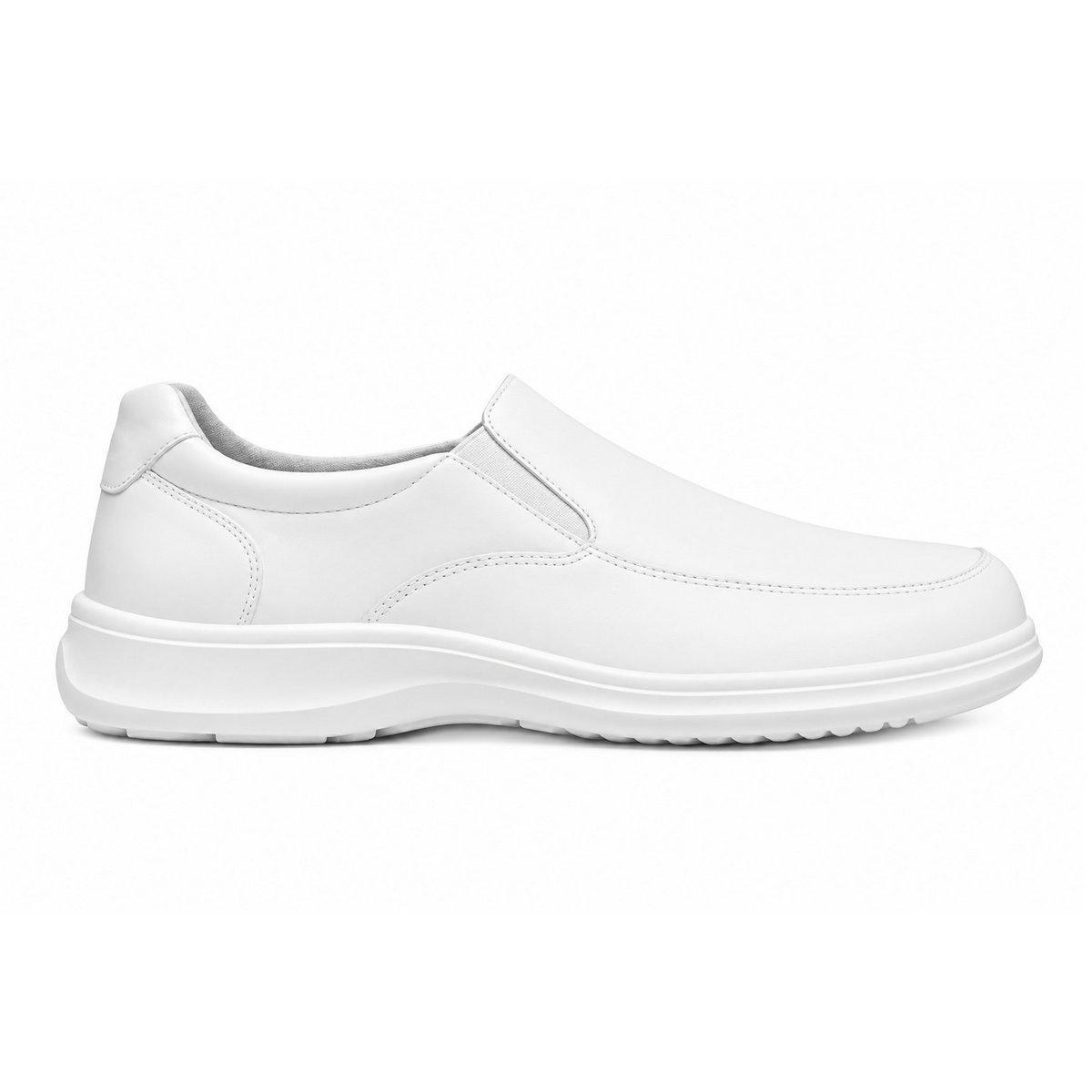 Zapato Flexi Kaiser Hombre Blanco De Servicio Slip On Casual Caballero, foto 9 de 10