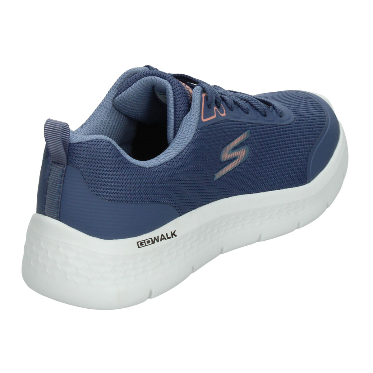 Tenis Skechers Go Walk Flex Dama Azul Deportivo Cintas Mujer, foto 3 de 10