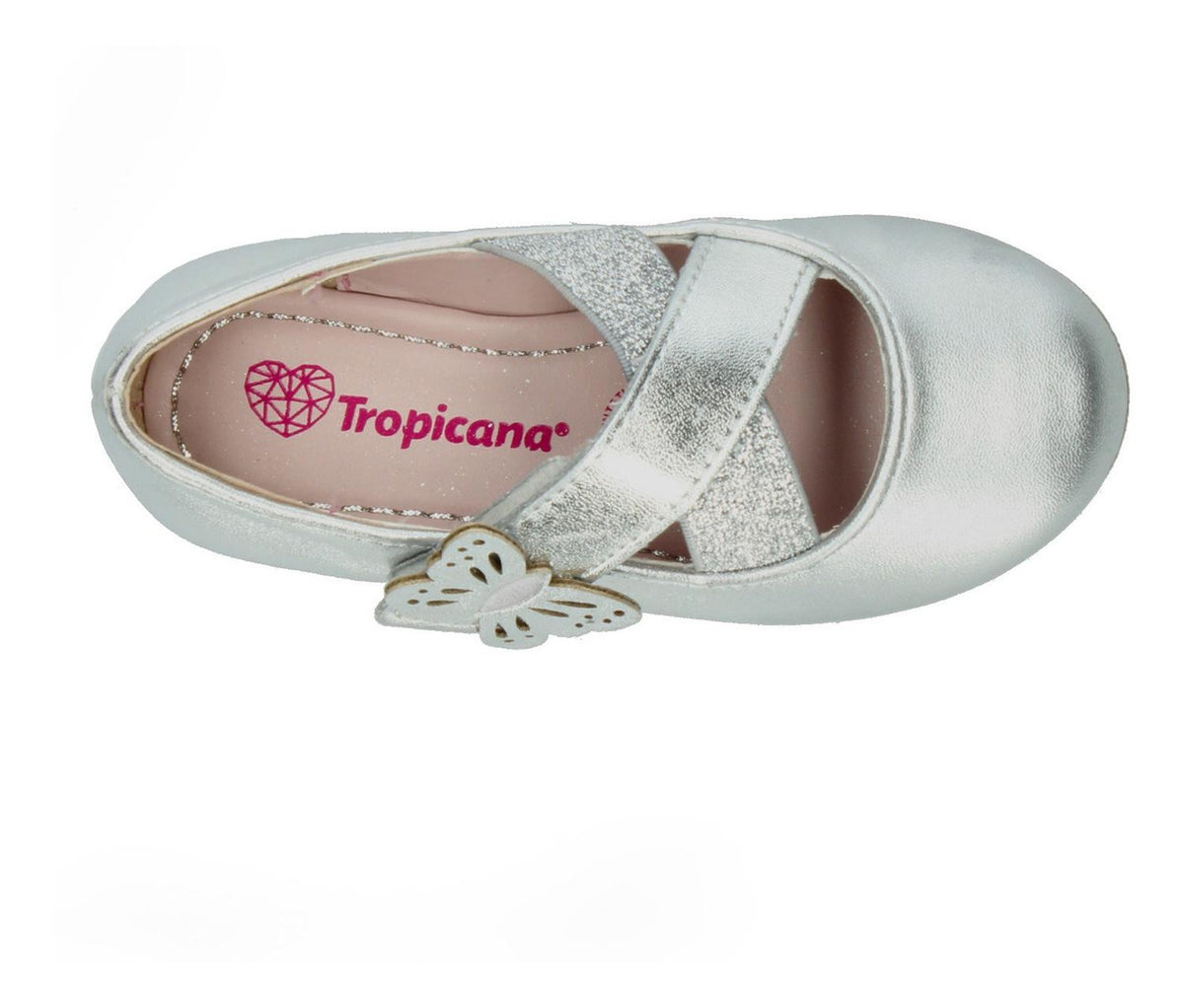 Flats Tropicana Plata Para Niña [tro1310], foto 6 de 10