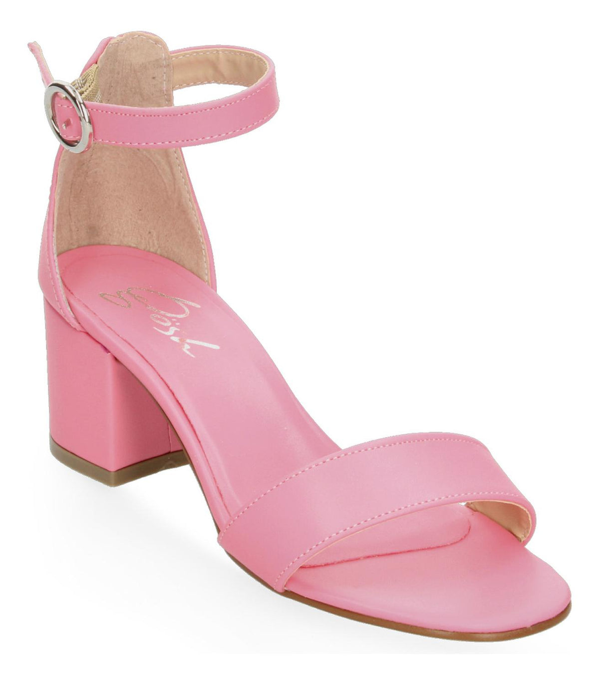 Sandalias Gosh Rosa Con Tacon Ajuste Hebilla Para Mujer, foto 2 de 8
