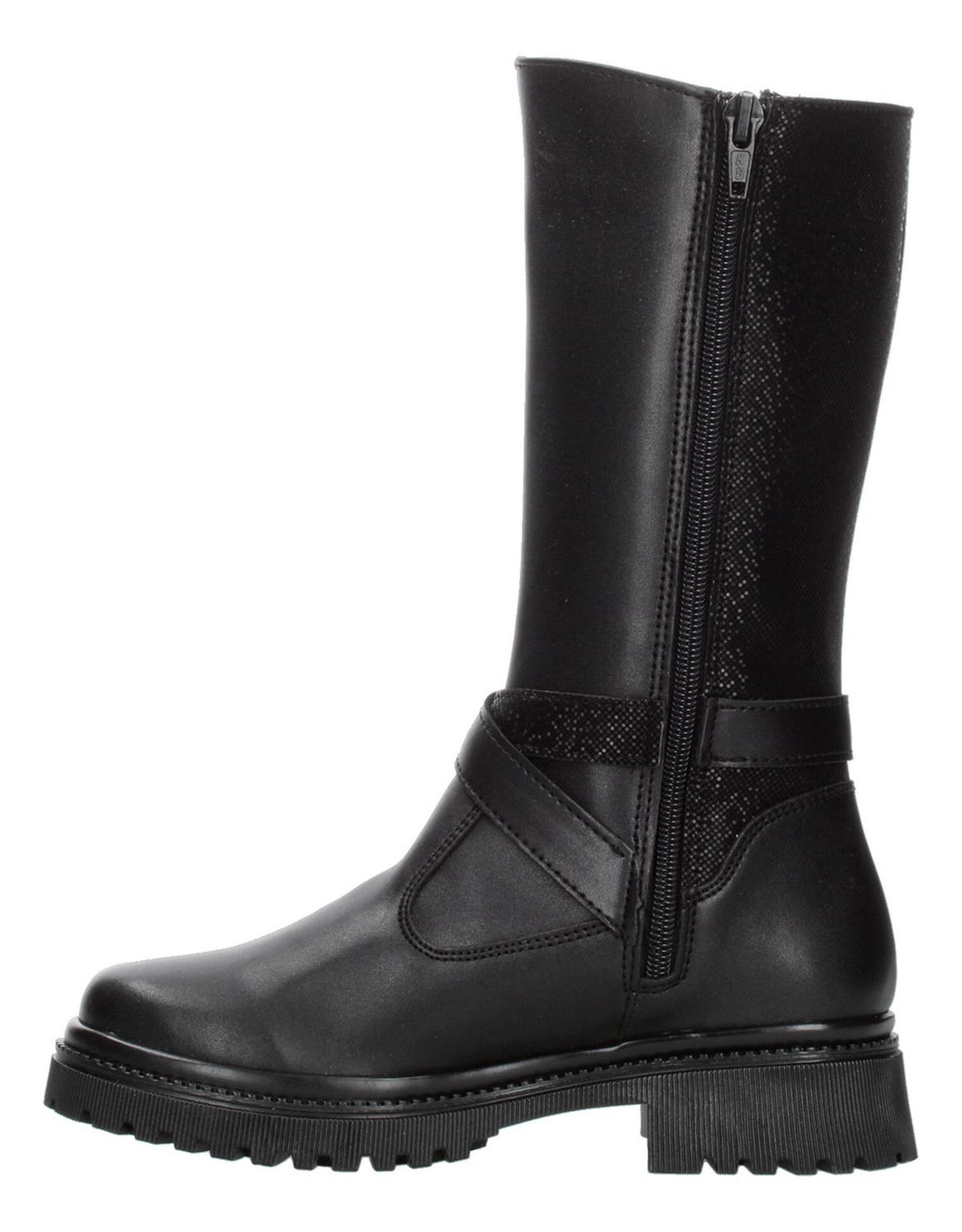 Botas Mujer Jr. Yuyin Tubo Negro Plataforma 3 Cm Para Niña, foto 5 de 10