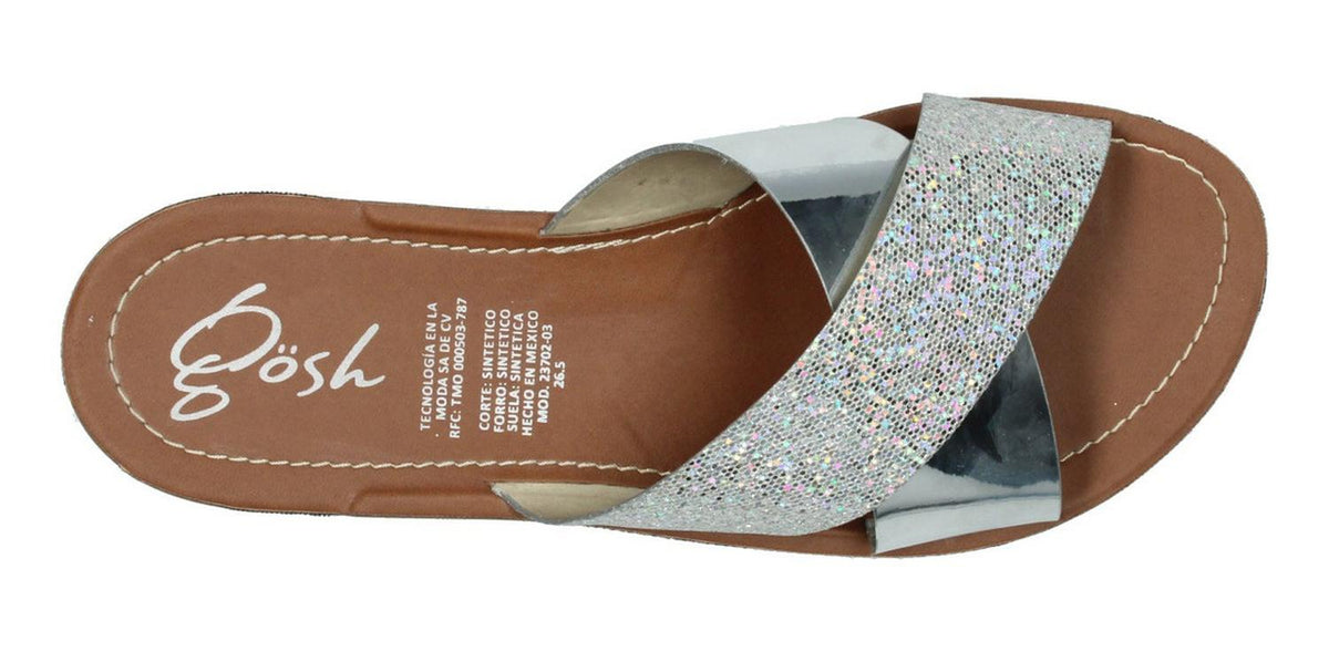 Sandalias Gosh Para Mujer 23702-03 Plateado [gos802], foto 5 de 6