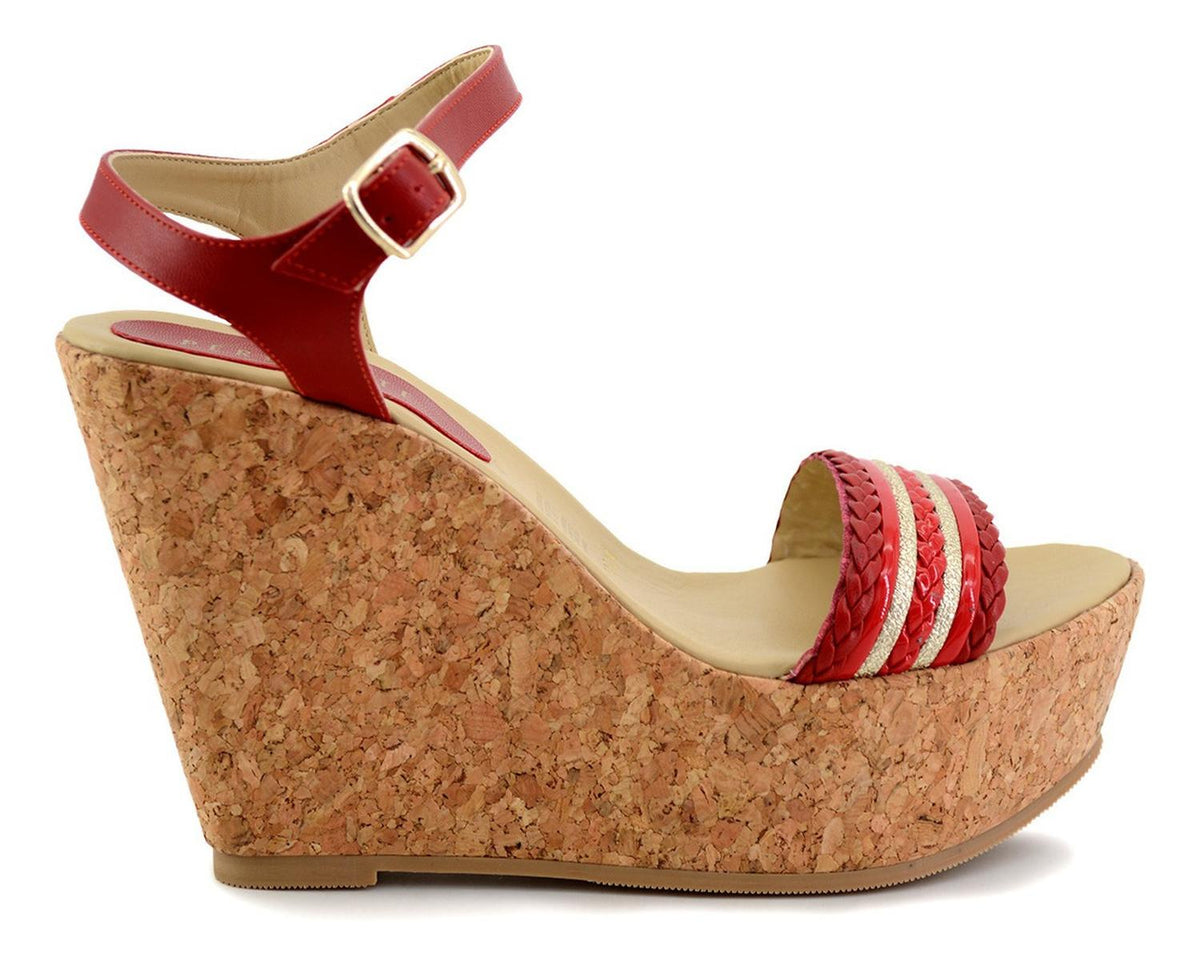 Sandalias Perez Lete Para Mujer 99004 Rojo [plt162], foto 1 de 6