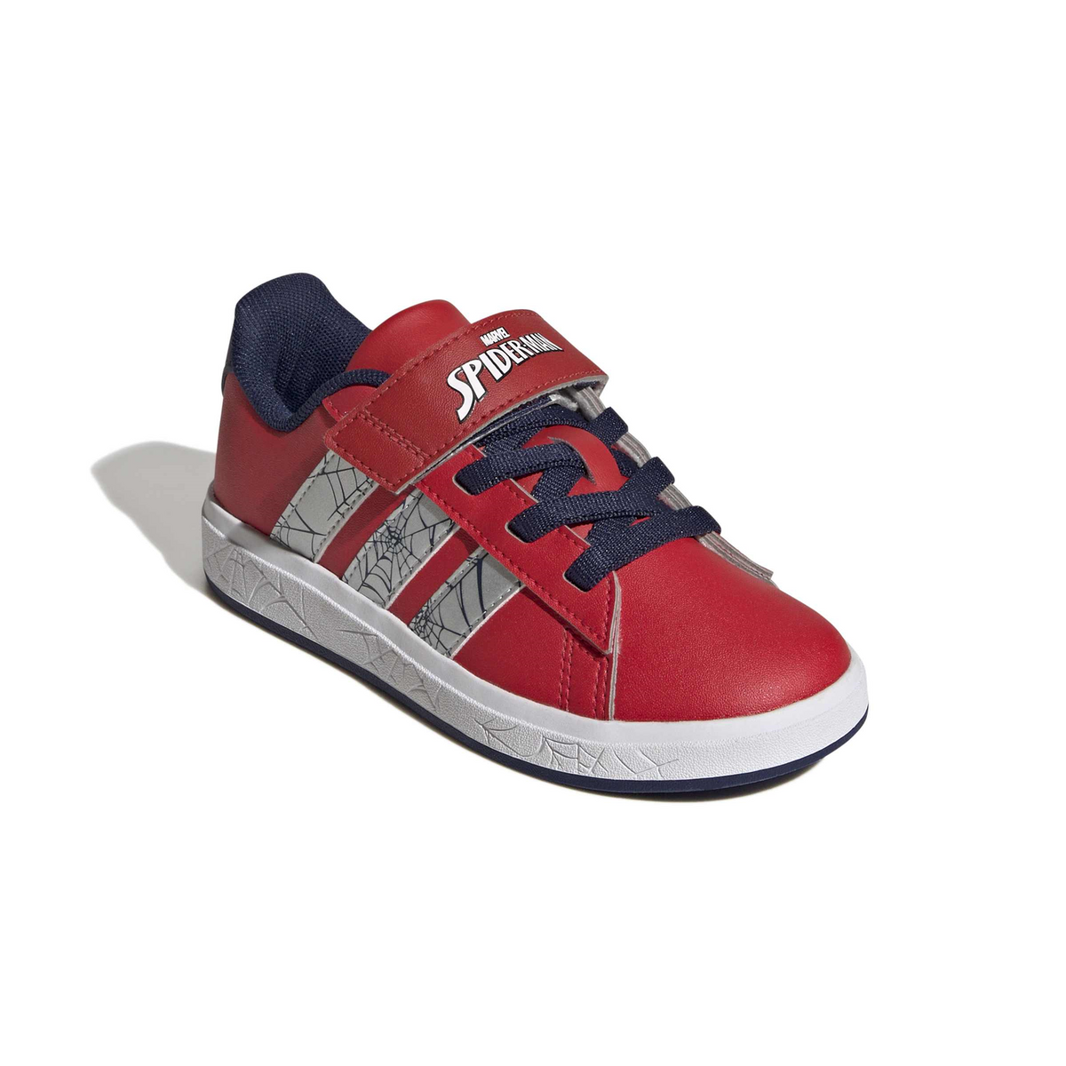 Tenis Adidas Grand Court Niño Rojo Spider-man Hombre Araña Infantil T17-22, foto 2 de 10