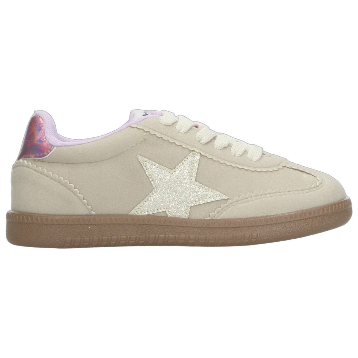 Tenis Vavito Niña Latte Casual Cinta Estrella Infantil T18-22, foto 1 de 10