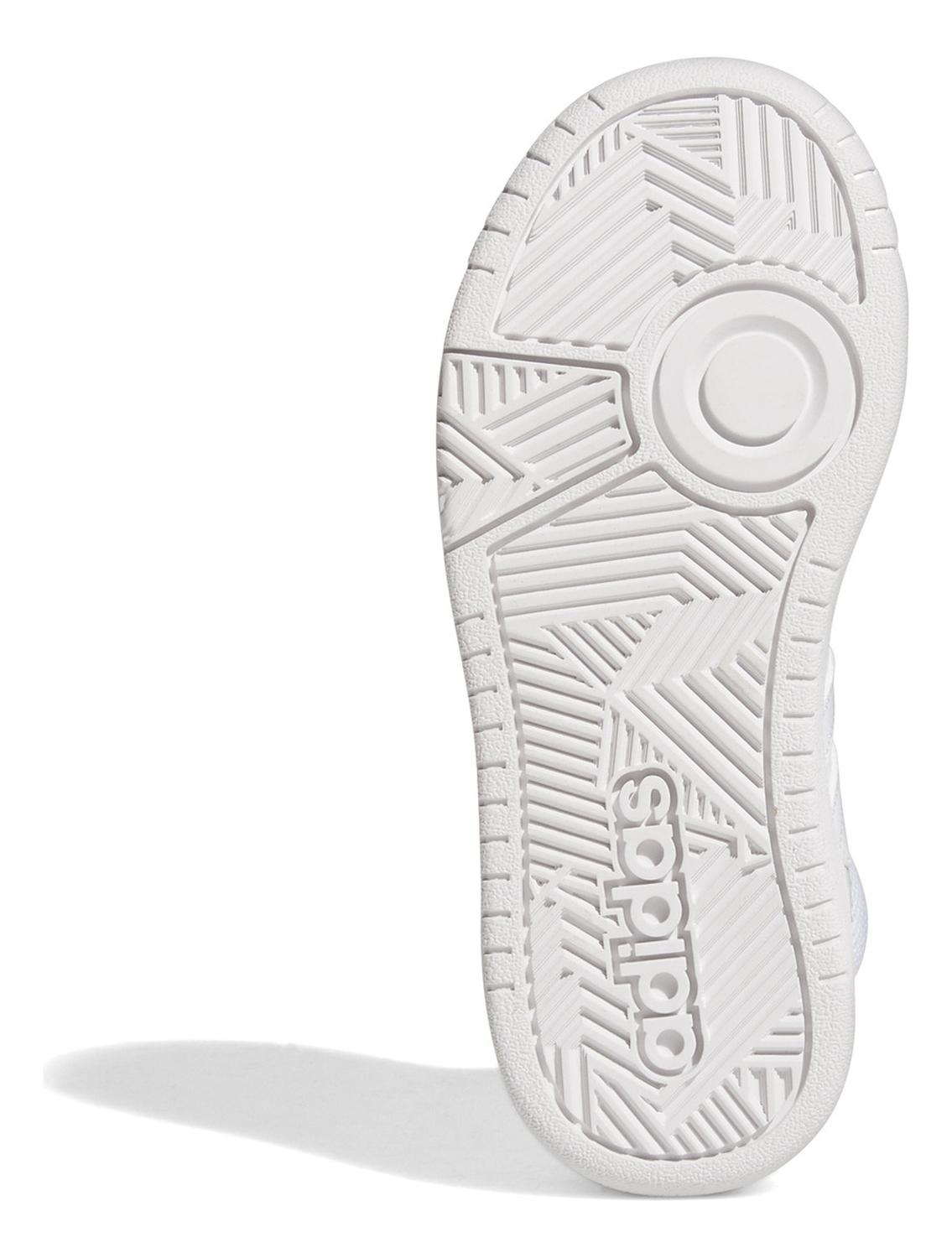 Tenis adidas Hoops 3.0 Tipo Bota Blanco Para Niño, foto 8 de 8