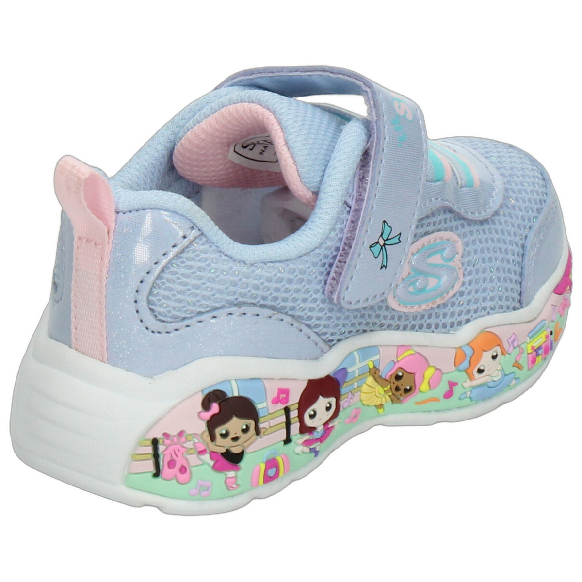 Tenis Skechers Play Scene Niña Azul Deportivo Infantil T11-16, foto 3 de 10