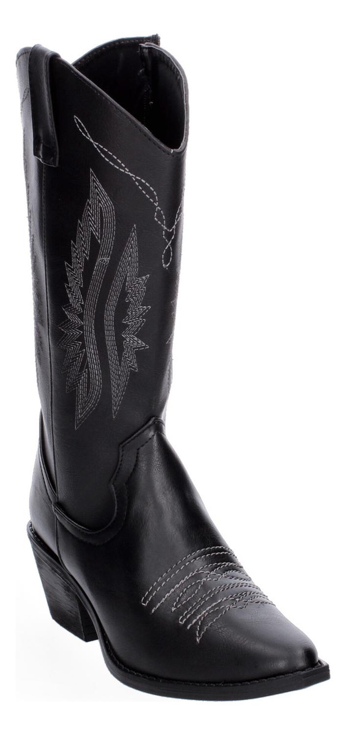 Bota Maquech Negro Para Mujer [mqe4], foto 8 de 9