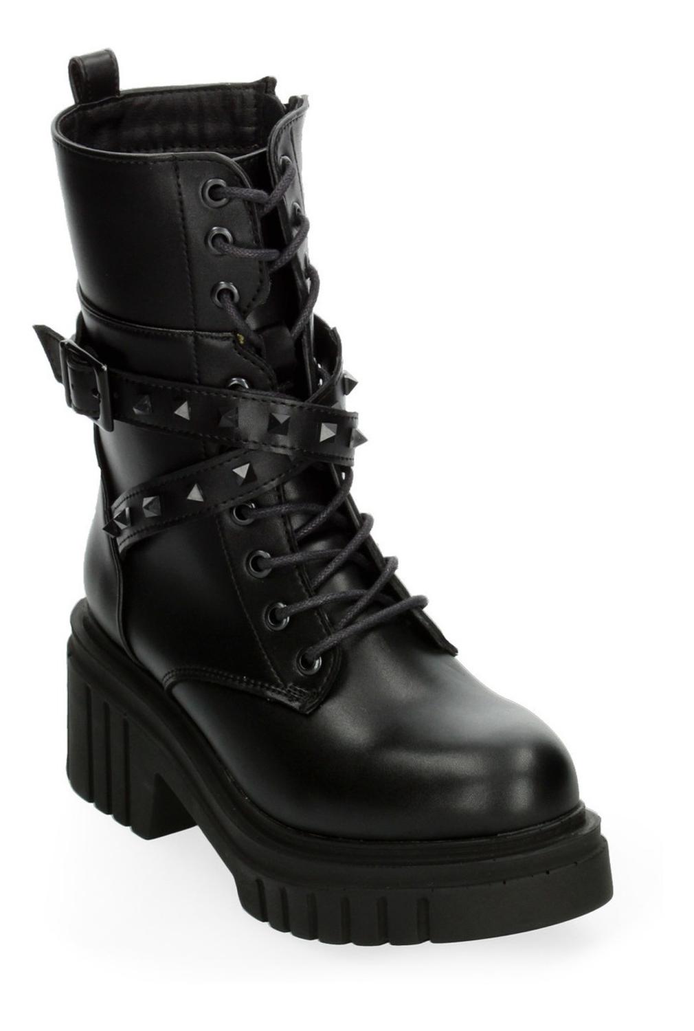 Bota Efe Plataforma Chunky Negro Para Mujer [efe1028], foto 6 de 11