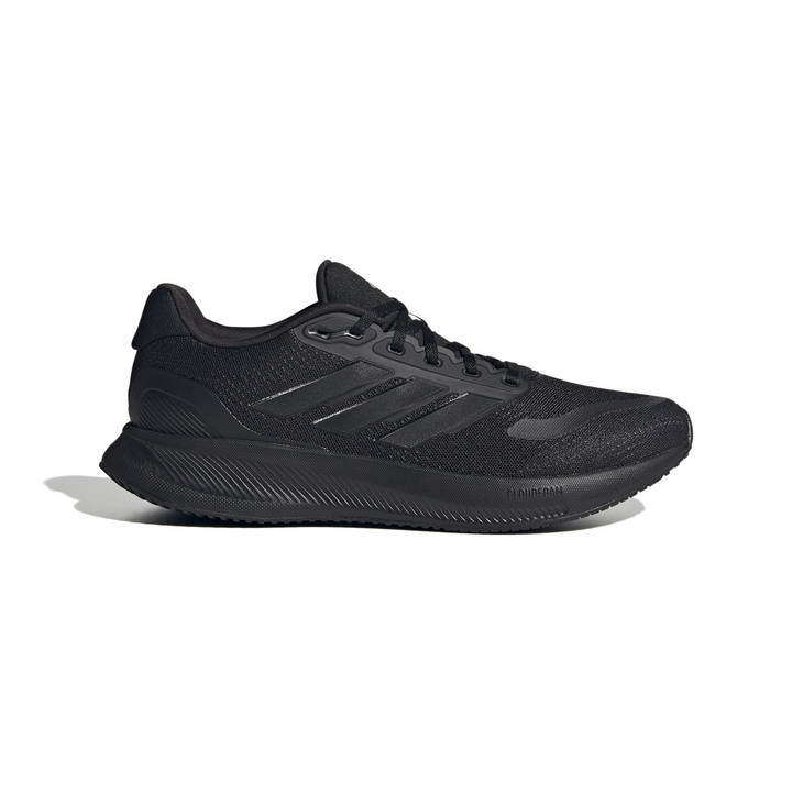 Tenis Adidas Runfalcon 5 Hombre Negro Running Deportivo Entrenamiento Ligero Agujetas Caballero
