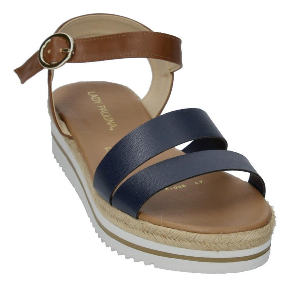 Sandalias Paulina Para Mujer 98012 Azul Marino [pau730], foto 3 de 6