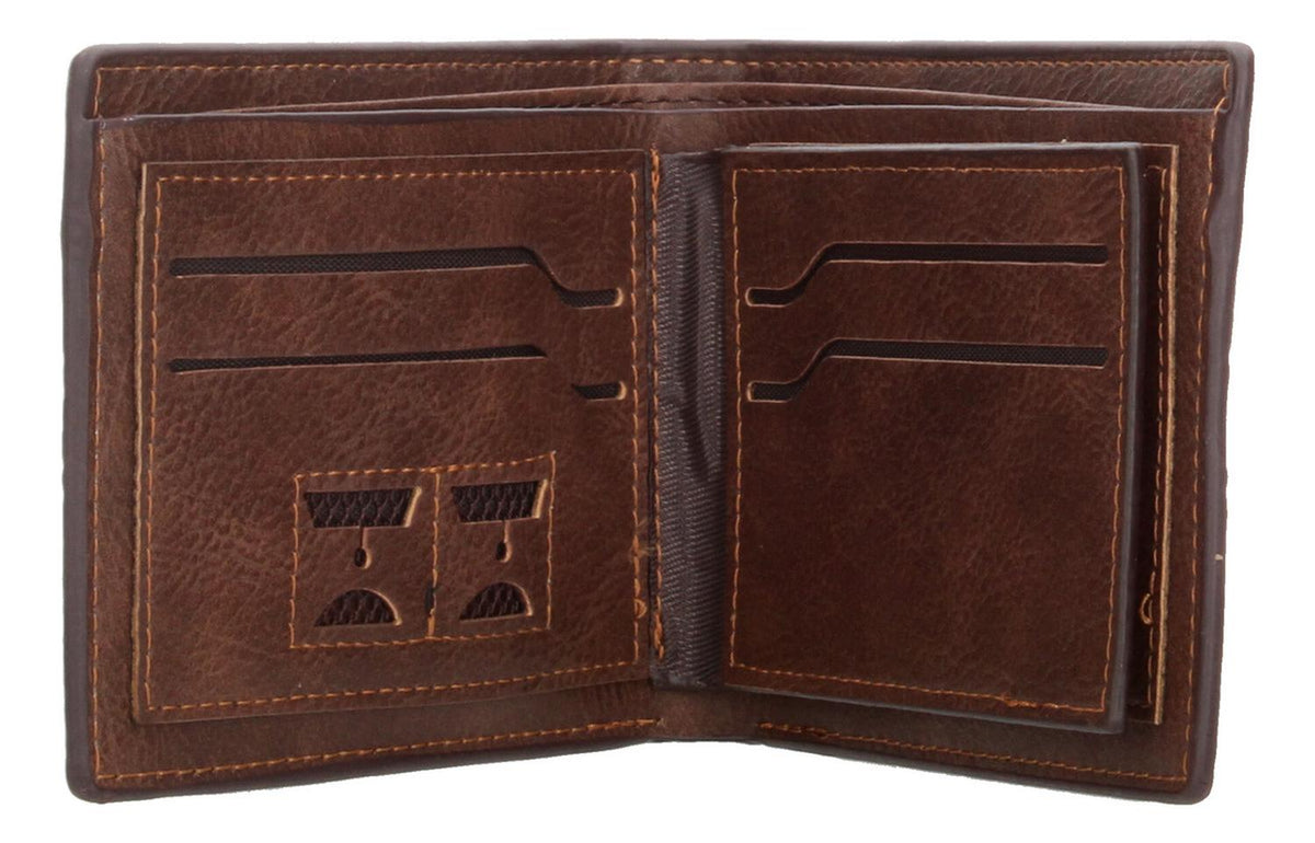 Cartera Billetera Hombre Felianna Café Casual Uso Diario, foto 8 de 10