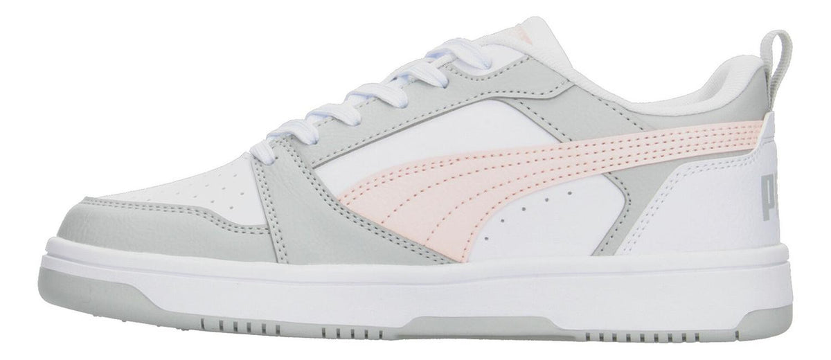 Tenis Puma Rebound V6 Jr Blanco Para Niña [pum916], foto 3 de 8