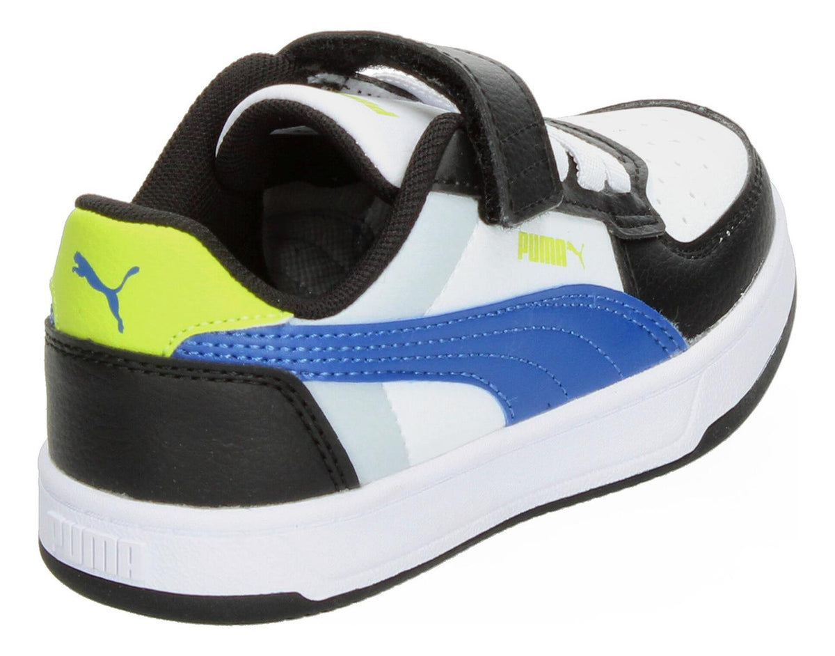 Tenis Puma Caven 2.0 Block Color Negro Con Velcro Para Niño, foto 3 de 7
