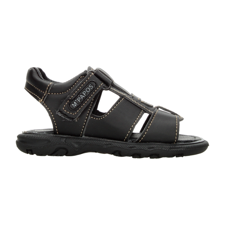 Sandalias Minipapos Negro para Niño T18-22 [MNP334]
