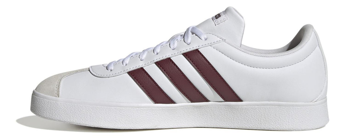 Tenis Hombre adidas Vl Court Base Color Blanco Rojo Gris Cintas Originales Casuales Ajuste Clásico S, foto 4 de 10