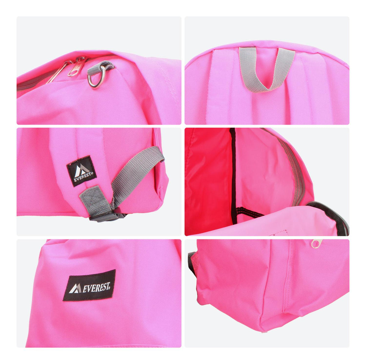 Mochila Everest Rosa Escolar Hombre Mujer 22L, foto 8 de 10
