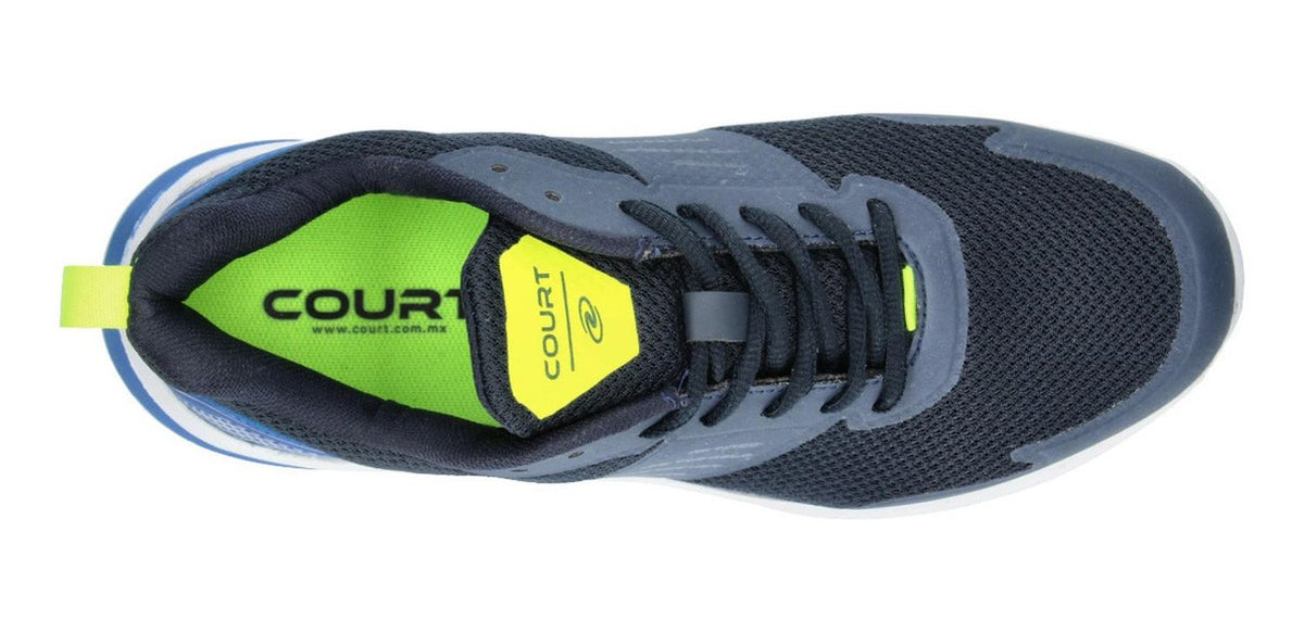 Tenis Court Para Hombre A4702t Azul Marino [crt591], foto 8 de 10