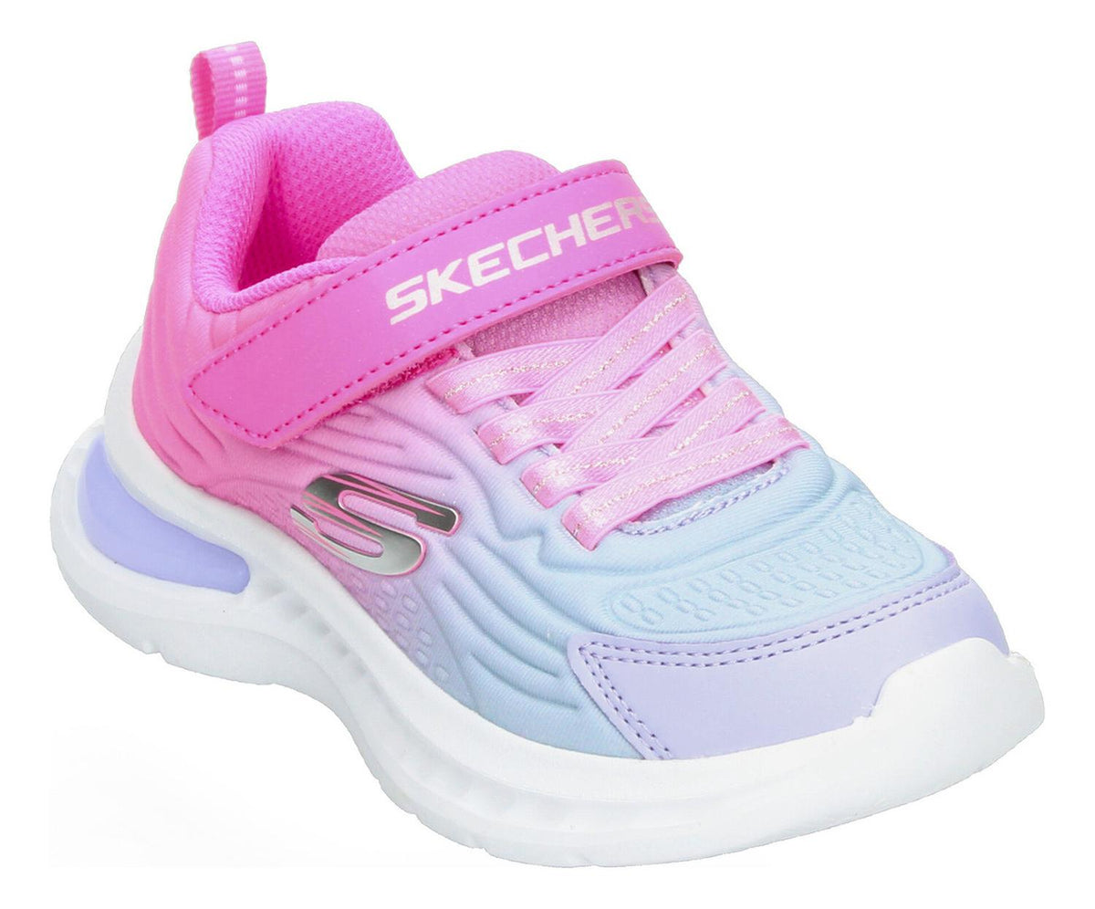 Tenis Niña Skechers Color Rosa Con Velcro Y Cintas Elasticas, foto 3 de 9