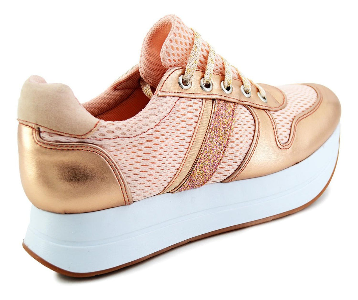 Tenis Joseph And Carlo Para Mujer 1001-b Rosa [jos2], foto 4 de 6