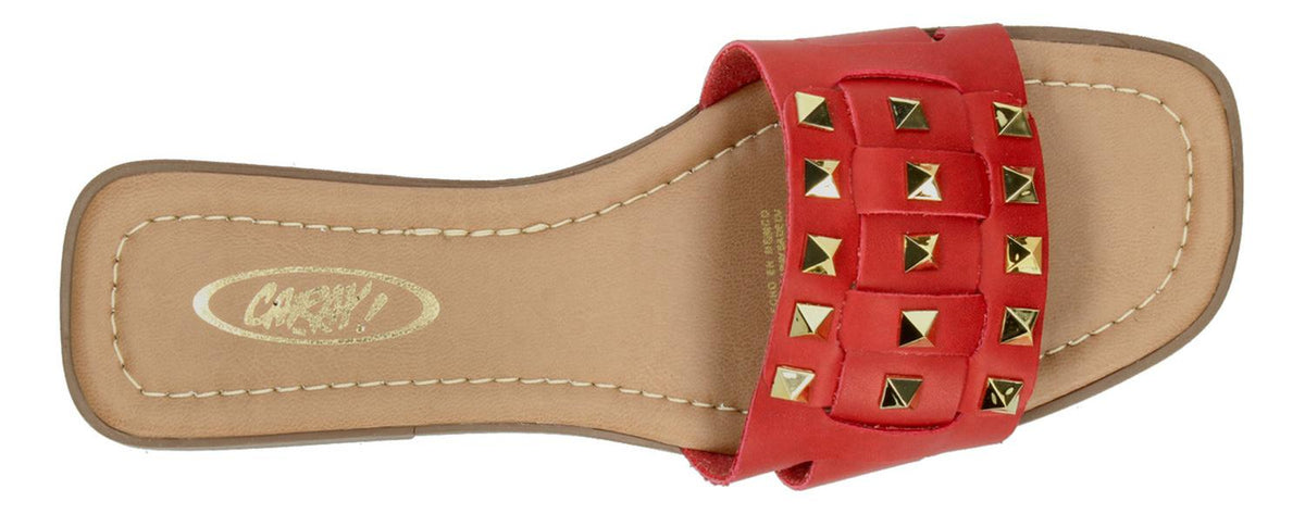 Sandalias Caray Rojo Para Mujer [car396], foto 8 de 9