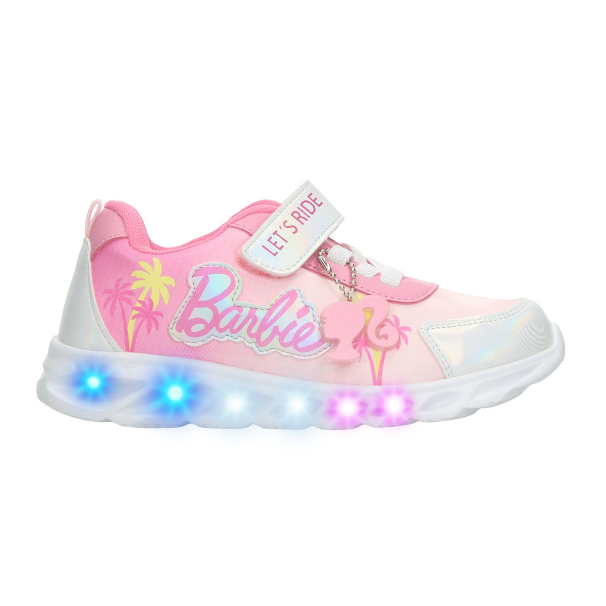 Tenis Barbie Niña Rosa Casual Luz Led Juvenil T22-25, foto 1 de 10