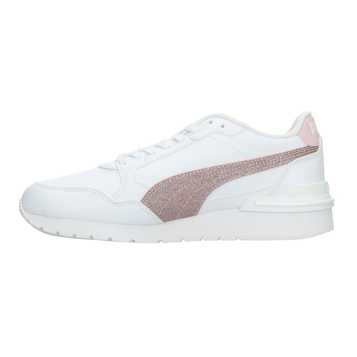 Tenis Puma Runner V4 Niña Blanco Casual Juvenil T22-27, foto 5 de 10