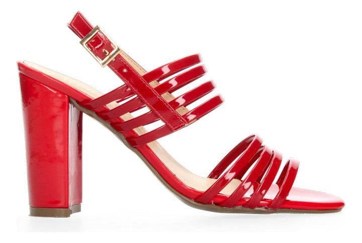 Sandalias Rivedy Rojo Para Mujer [rve46]