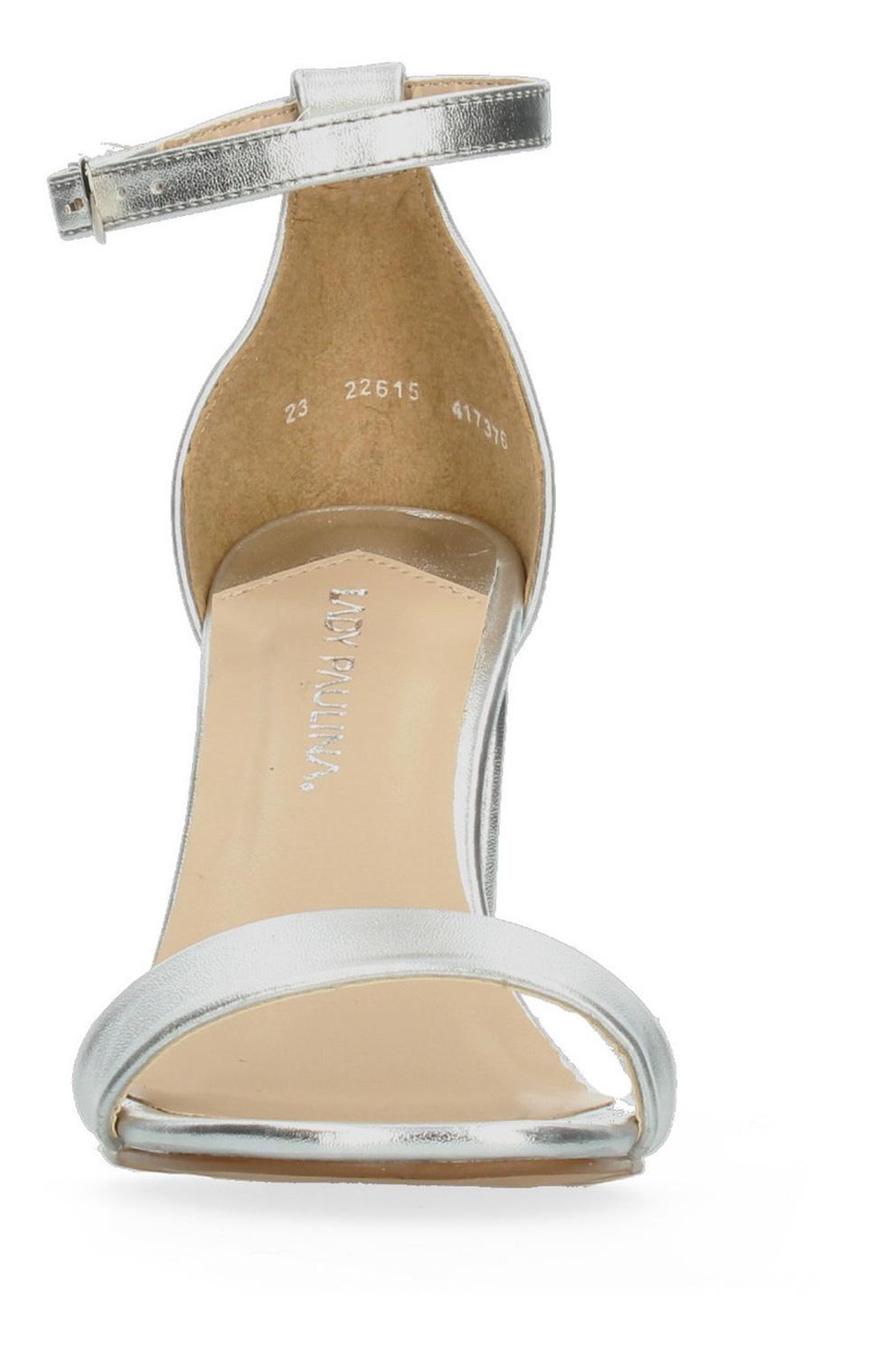Sandalias De Fiesta Paulina Para Mujer 22615 Plateado [pau86, foto 6 de 10