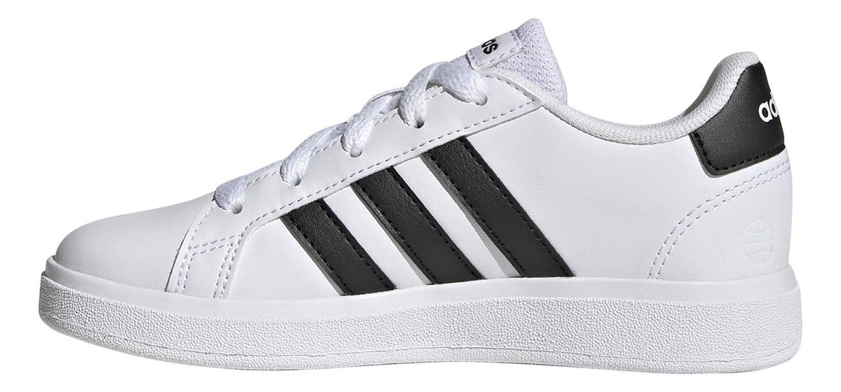 Tenis adidas Niño Grand Court Cintas Ajustables Color Blanco, foto 4 de 10