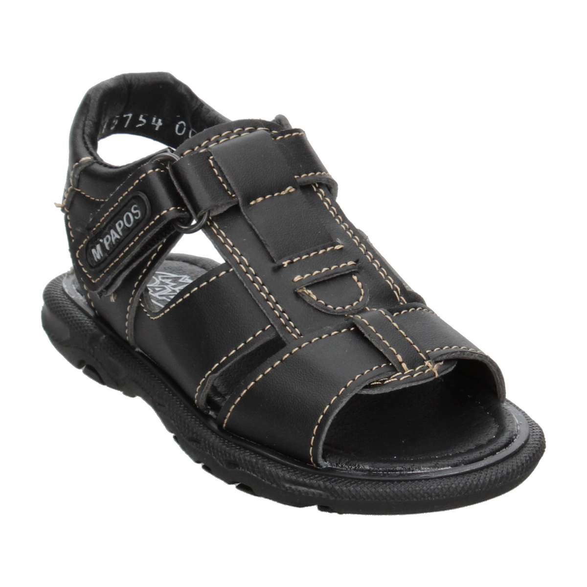 Sandalias Minipapos Negro para Niño T18-22 [MNP334], foto 4 de 10