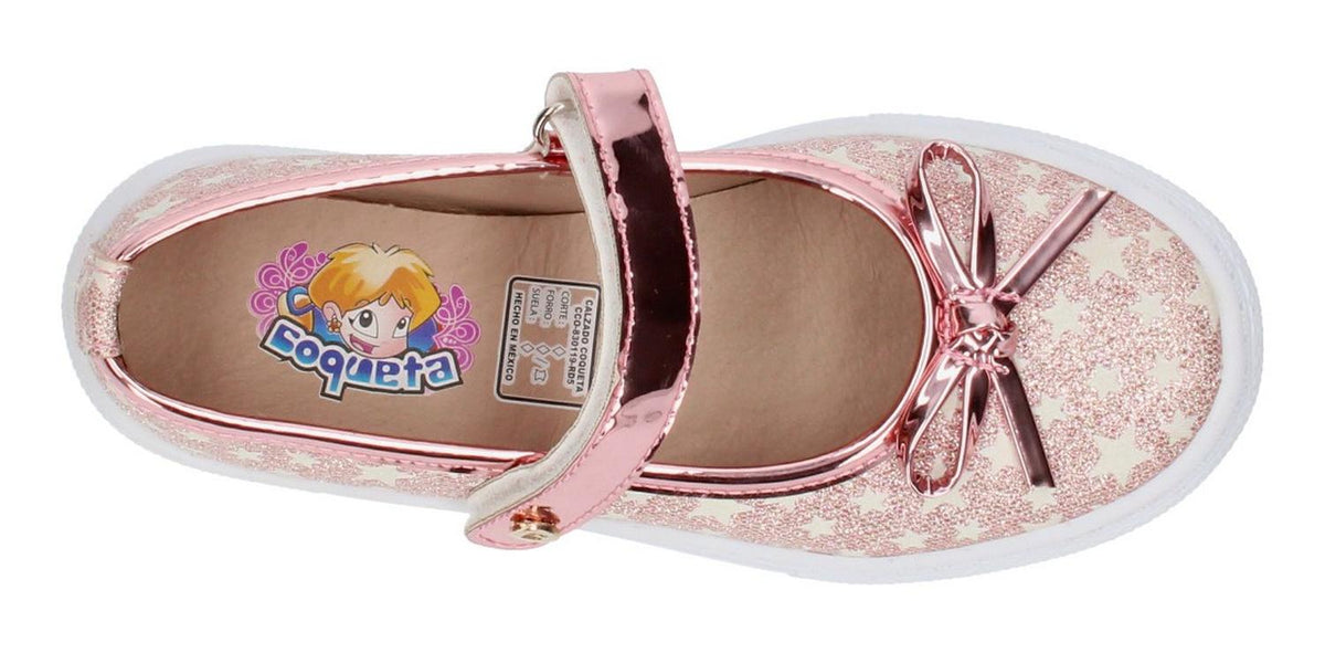 Zapato Casual Coqueta Para Niña 159927-i Amarillo [cta758], foto 5 de 6