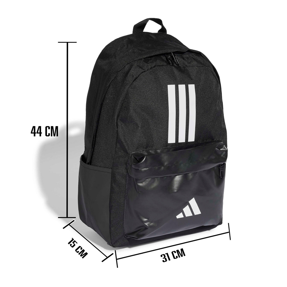 Mochila Adidas Classic Bars Negro Escolar Unisex 28L, foto 7 de 10