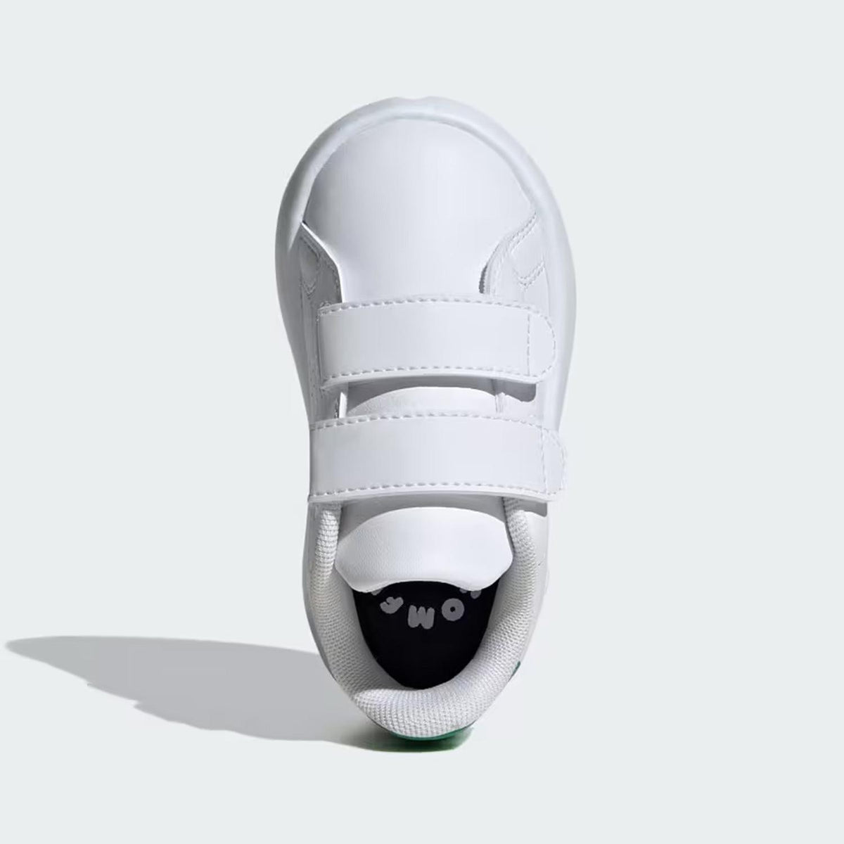 Tenis Niño Bebé Toddler adidas Advantage Cf Blanco Verde Casual Original Ligero Sneakers Streetwear, foto 7 de 10