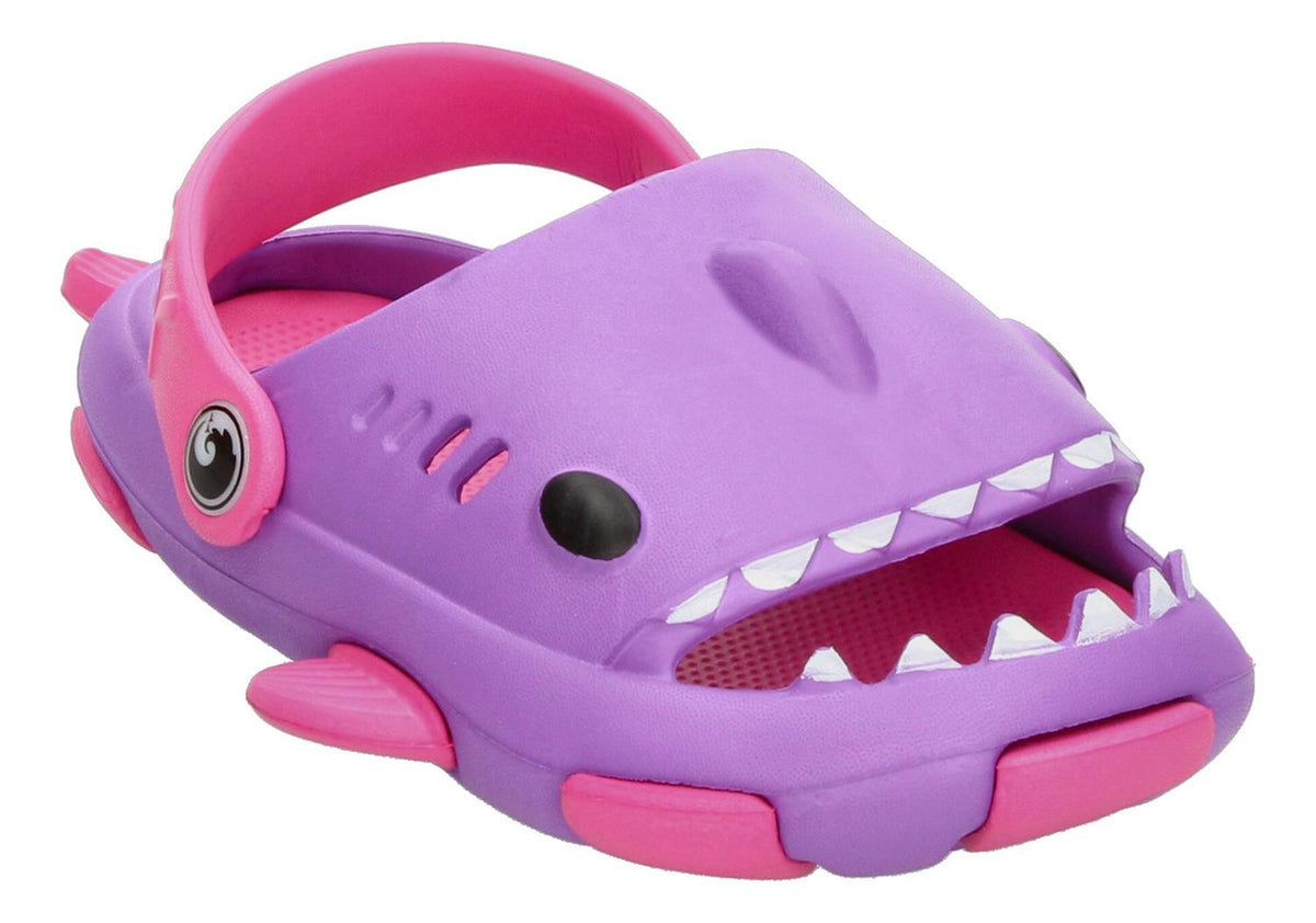 Sandalias De Tiburón Morado Para Niña [hul49], foto 4 de 10