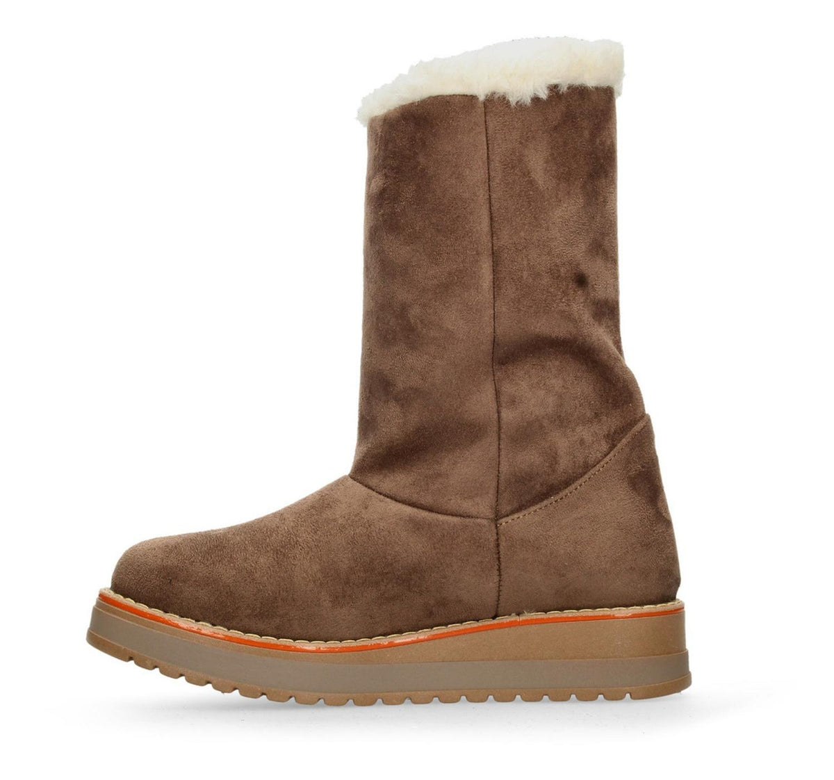 Bota Rojo Cereza Para Mujer 7002 Cafe [rce17], foto 3 de 10