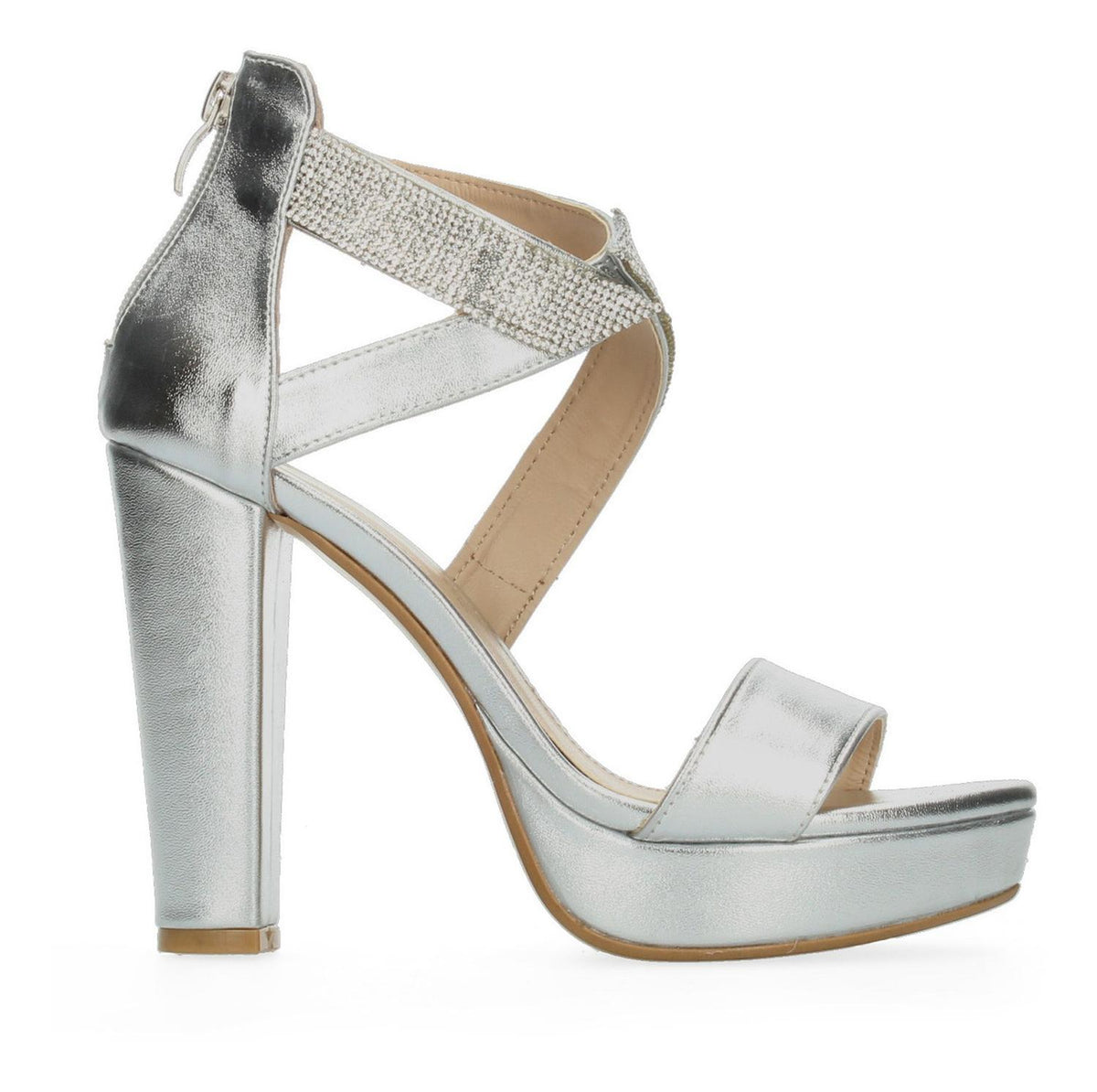 Zapatillas Manila Para Mujer M-2009 Plateado [mla335], foto 2 de 10